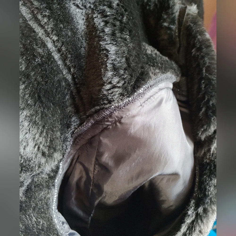 🖤BlankNYC Vegan Leather Faux Fur Biker Jacket NWT - Picture 11 of 13